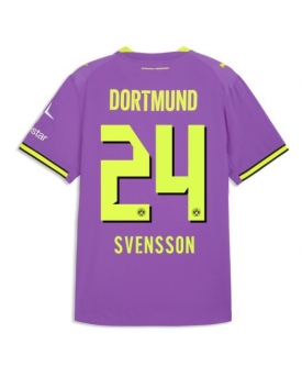 Borussia Dortmund Daniel Svensson #24 Maglia Gara Terza Repliche 2026-27 Maniche Corte Borussia Dortmund Daniel Svensson #24 Maglia Gara Terza Repliche 2026-27 Maniche Corte